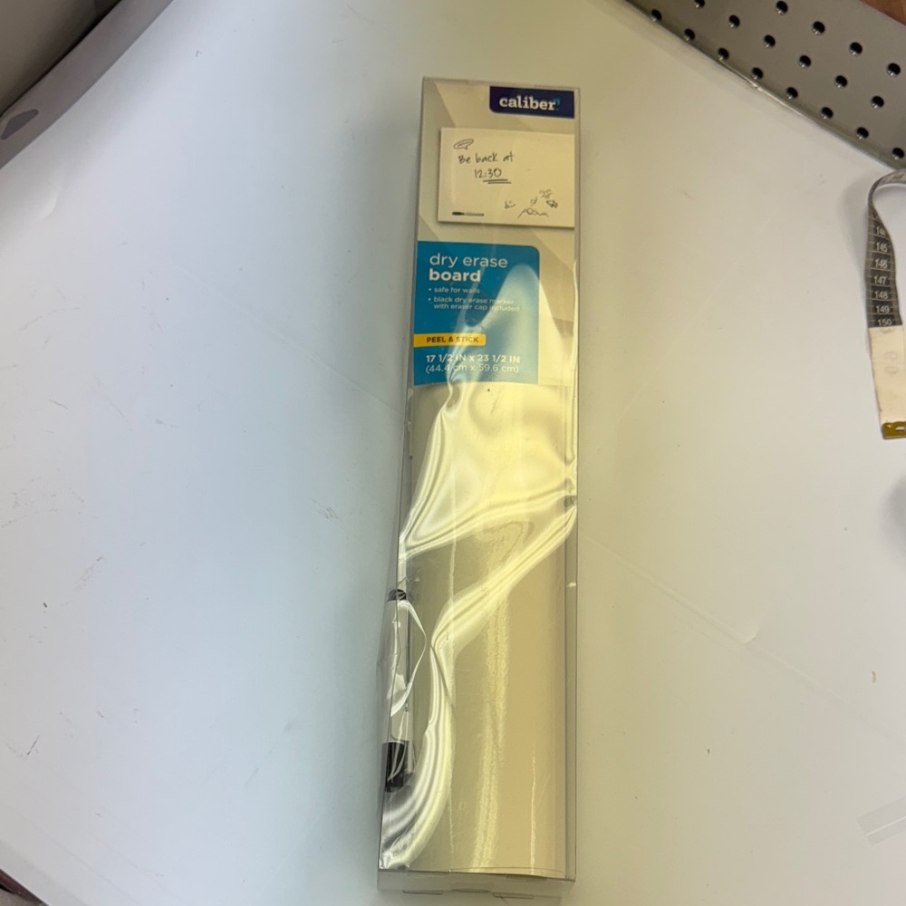Dry Erase Board with Marker - White